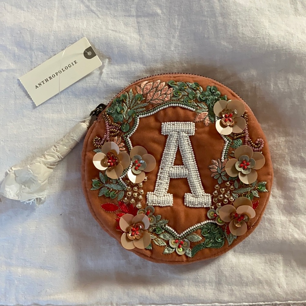 Antropologie Monogram Pouch